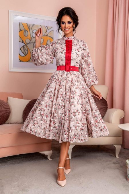 Odessa Pink Floral Dress