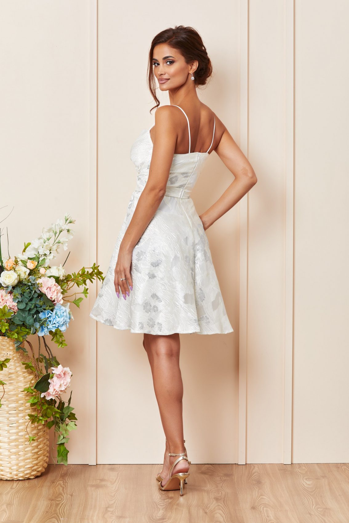 Ιβουάρ Μίνι Αμπιγιέ Φόρεμα Barbie T3581 2